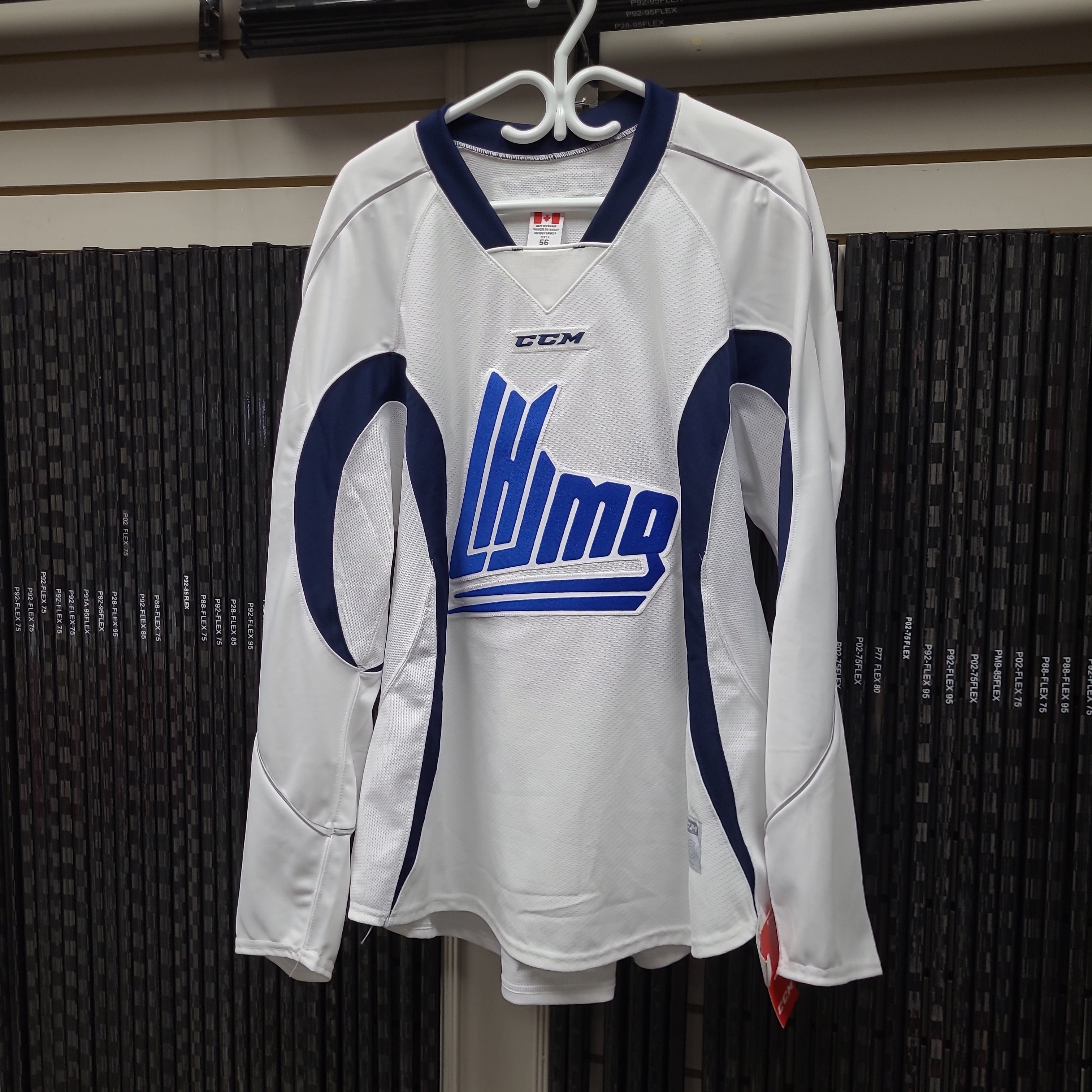 LHJMQ PRACTICE JERSEY WHITE