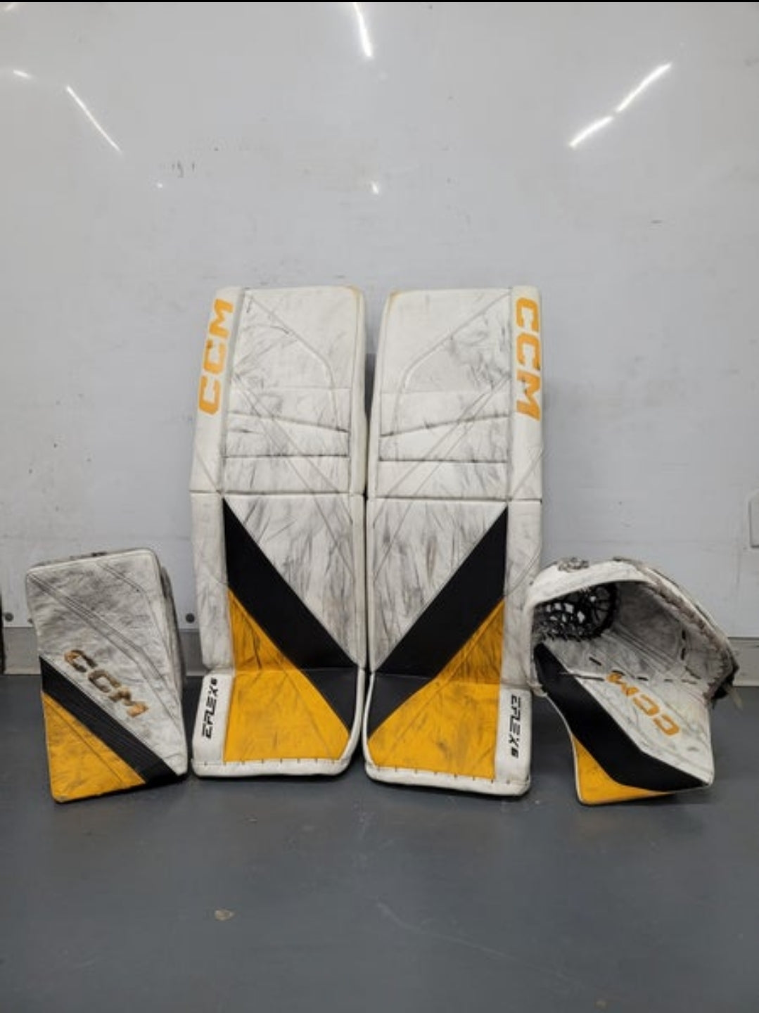 CCM EFLEX 6 FULL GOALIE SET 33" +1.5