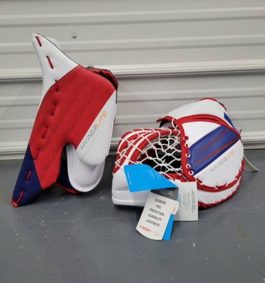 BAUER HYPERLITE GLOVE AND BLOCKER