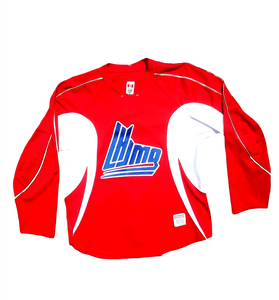 RED LHJMQ PRACTICE JERSEY