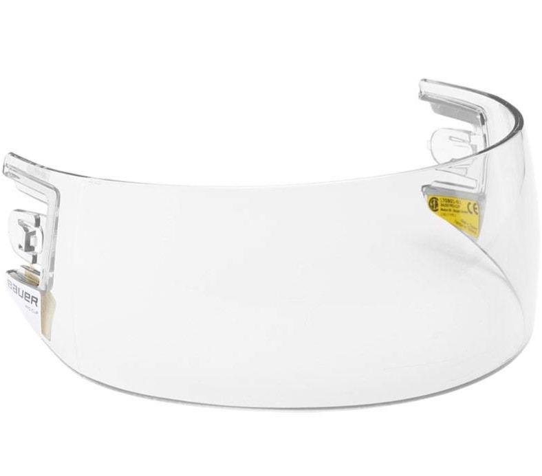 BAUER PRO-CLIP STRAIGHT VISOR (CLEAR)